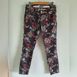 Pilcro and the letterpress floral deals jeans